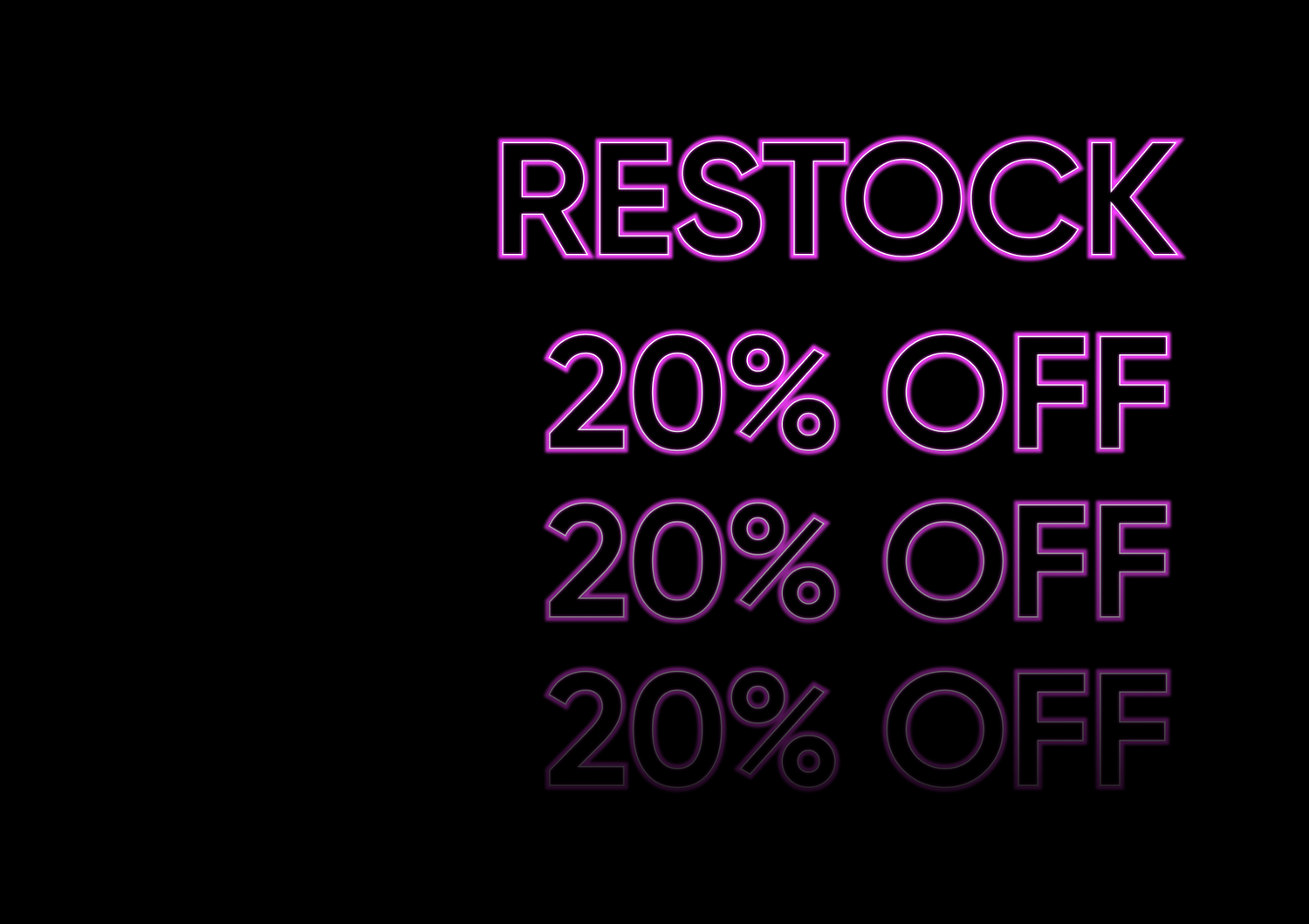 BFCM - Restock