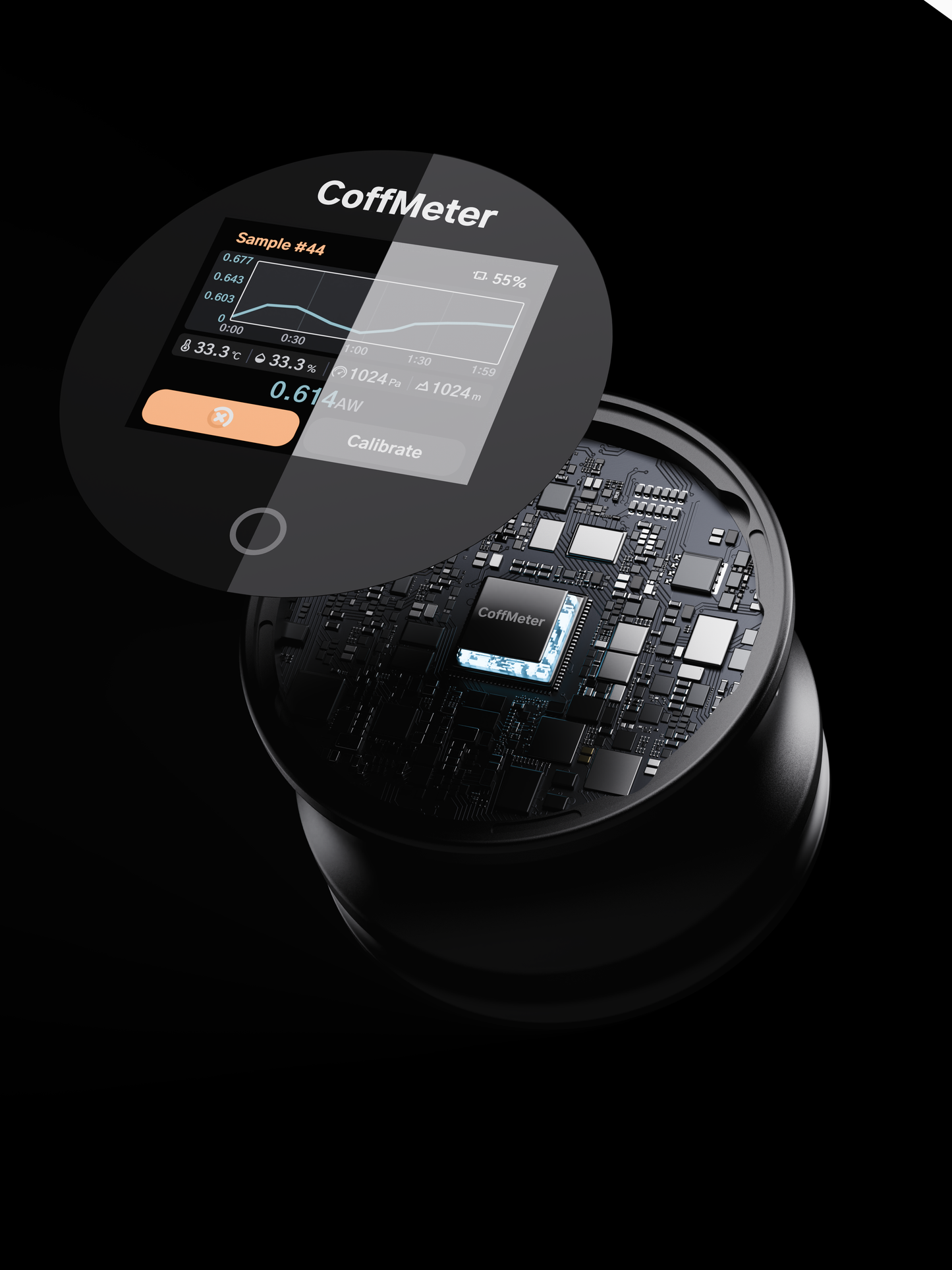 DiFluid CoffMeter W1 – Wasseraktivitätsmessgerät