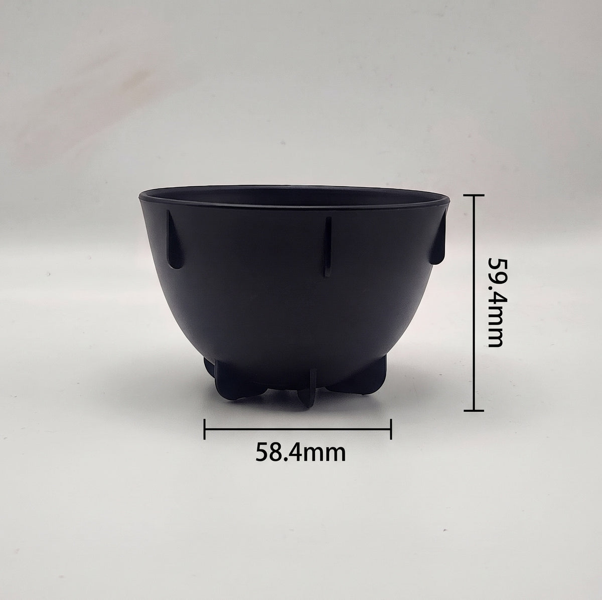 Kopper i plast til kaffesmagning – 200ml - sorte